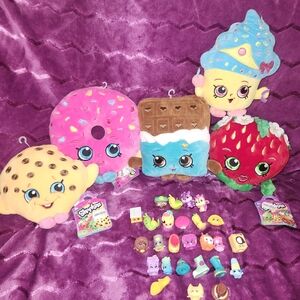 Shopkins Plush Toy And Figurine Lot